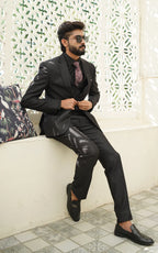 Obsidian Royale Three-Piece Suit