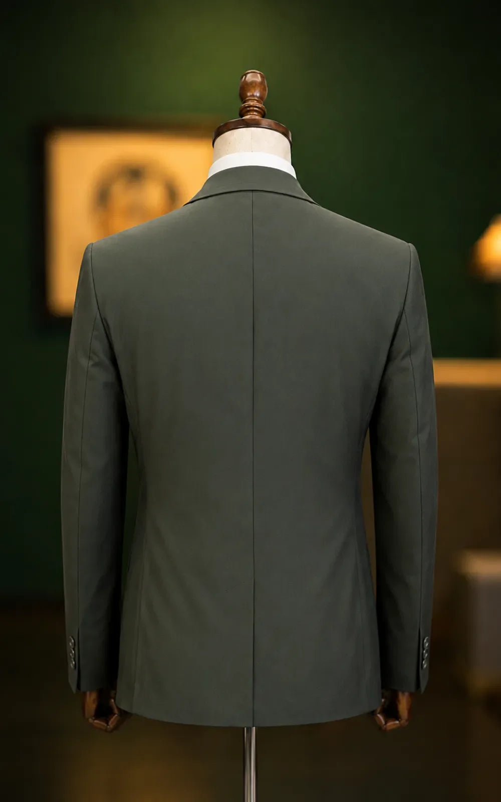 Olive Green 2-Piece Suit