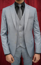 Silver Crest Three Piece Suit
