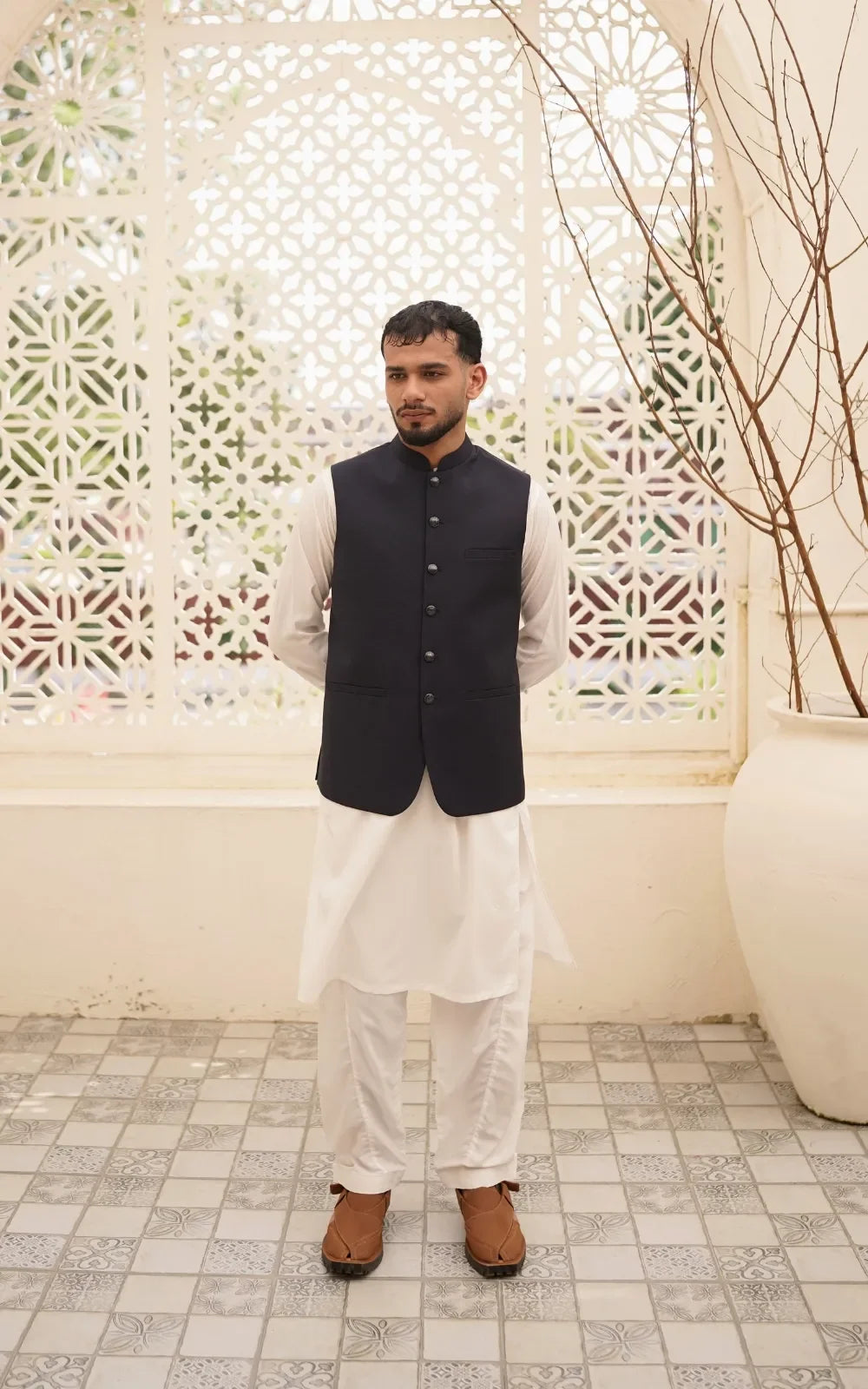 Navy Blue Waistcoat