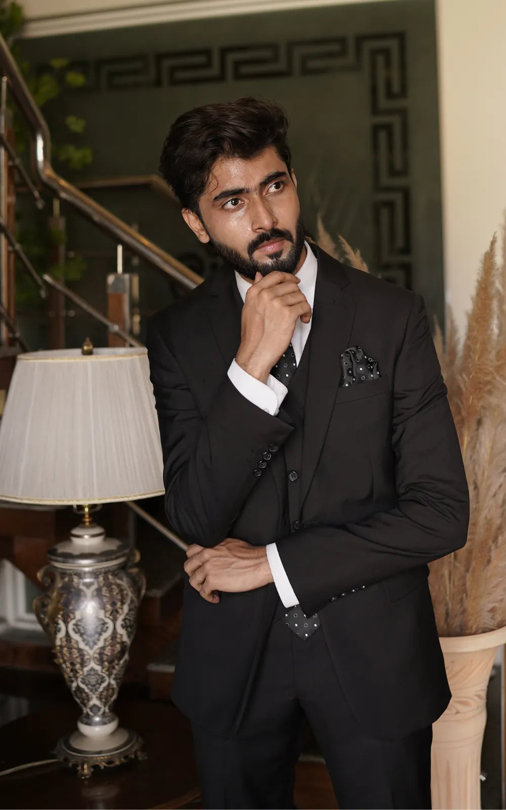 Midnight Onyx Three-Piece Suit