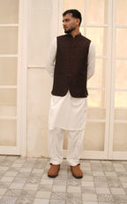 Dark Maroon Waistcoat