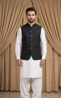Charcoal Black Waistcoat Last Option