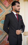 Mate Black Double Breasted Suit