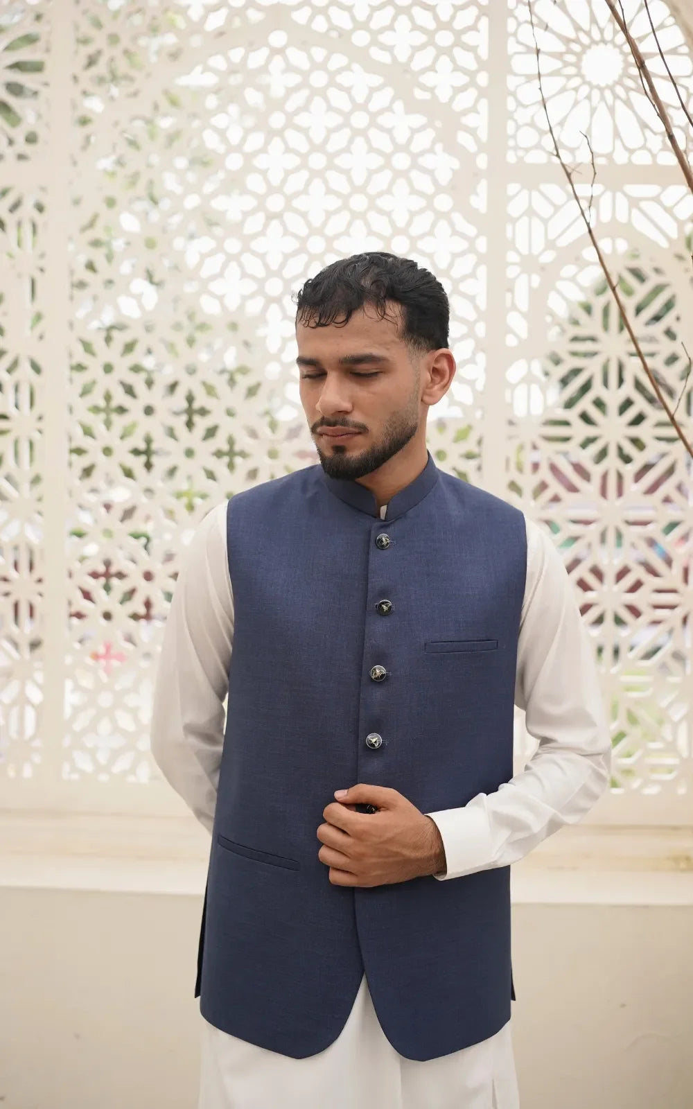 Slate Blue Waistcoat