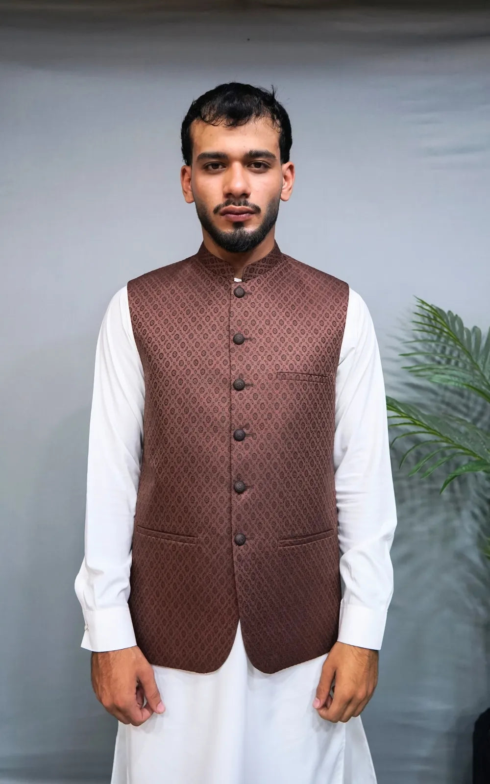 Maroon Waistcoat