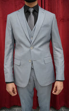 Silver Crest Three Piece Suit