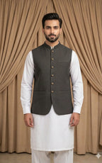 Charcoal Grey Waistcoat