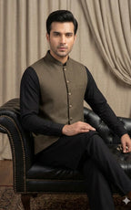 Deep Coffee Brown Waistcoat