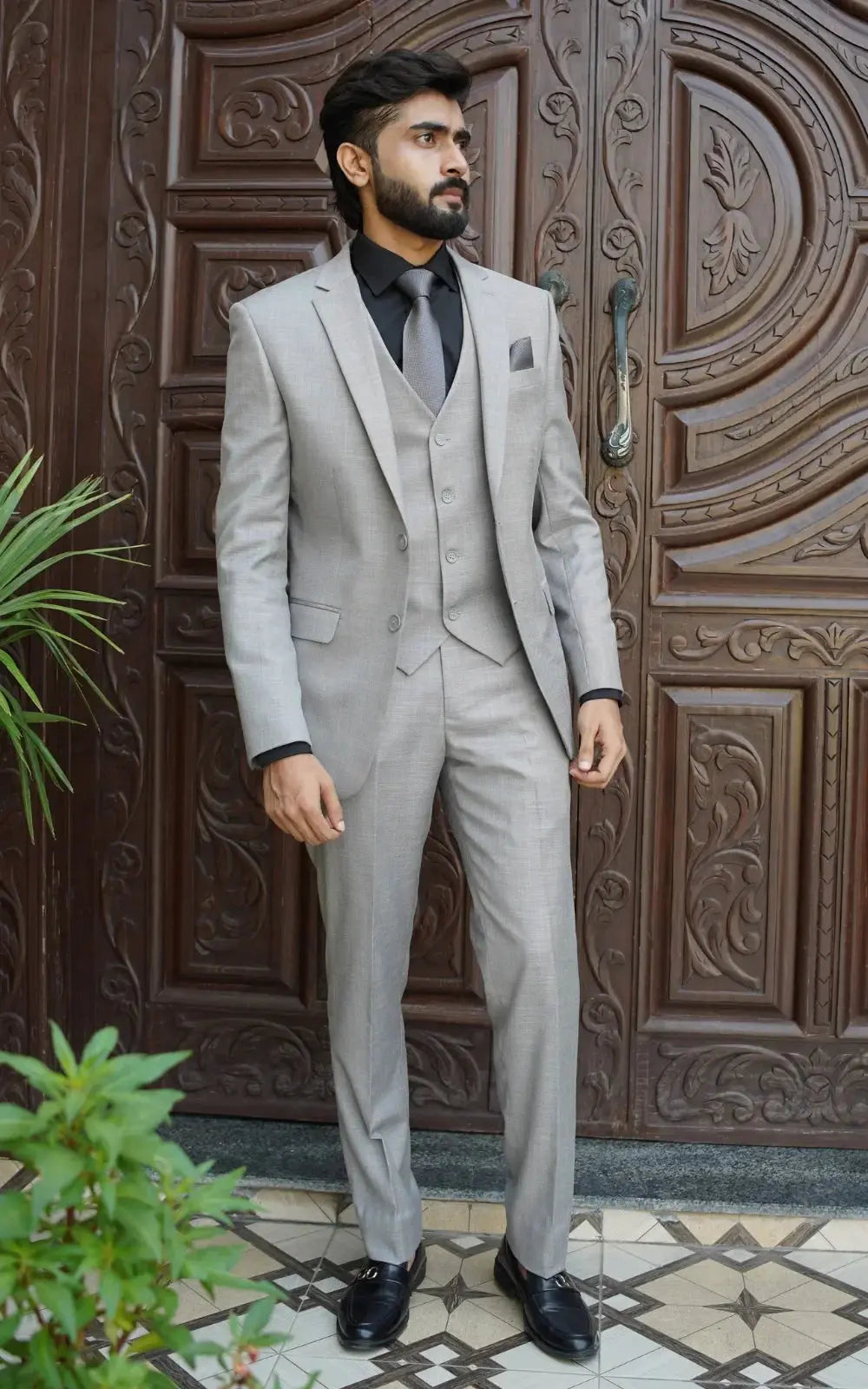 Light Grey Three Piece Suit Last Option