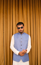 Sky Blue Waistcoat