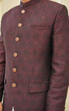 Self Embossed Jamawar Coat