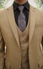 Imperial Sandstone Three-Piece Suit