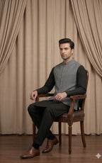 Stone Grey Waistcoat