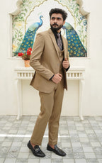 Imperial Sandstone Three-Piece Suit