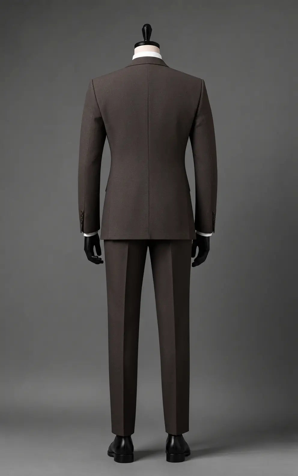 Dark Brown Three Piece Suit
