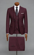 Maroon 3-Piece Suit Customized Article