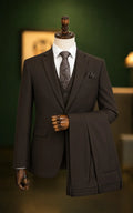 Dark Brown Three Piece Suit Last Option
