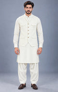Ivory Customized Shalwar Kameez with Fabric Last Option