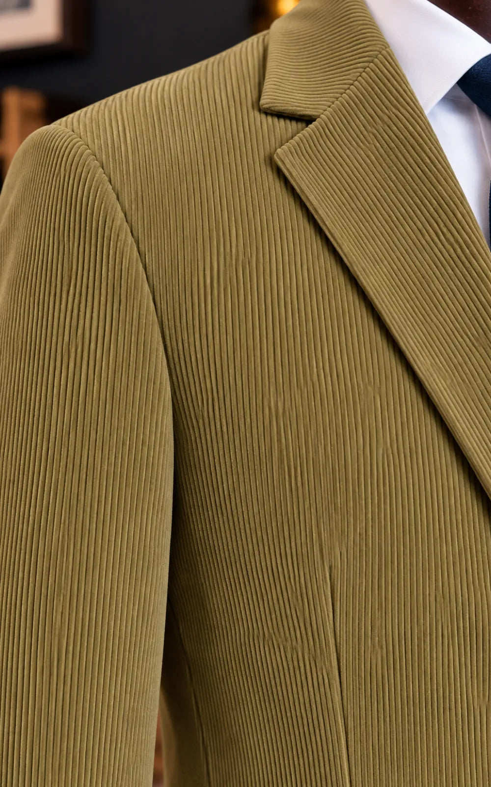 Olive Corduroy Only Casual Coat Last Option