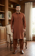 Rust Brown Shalwar Kameez