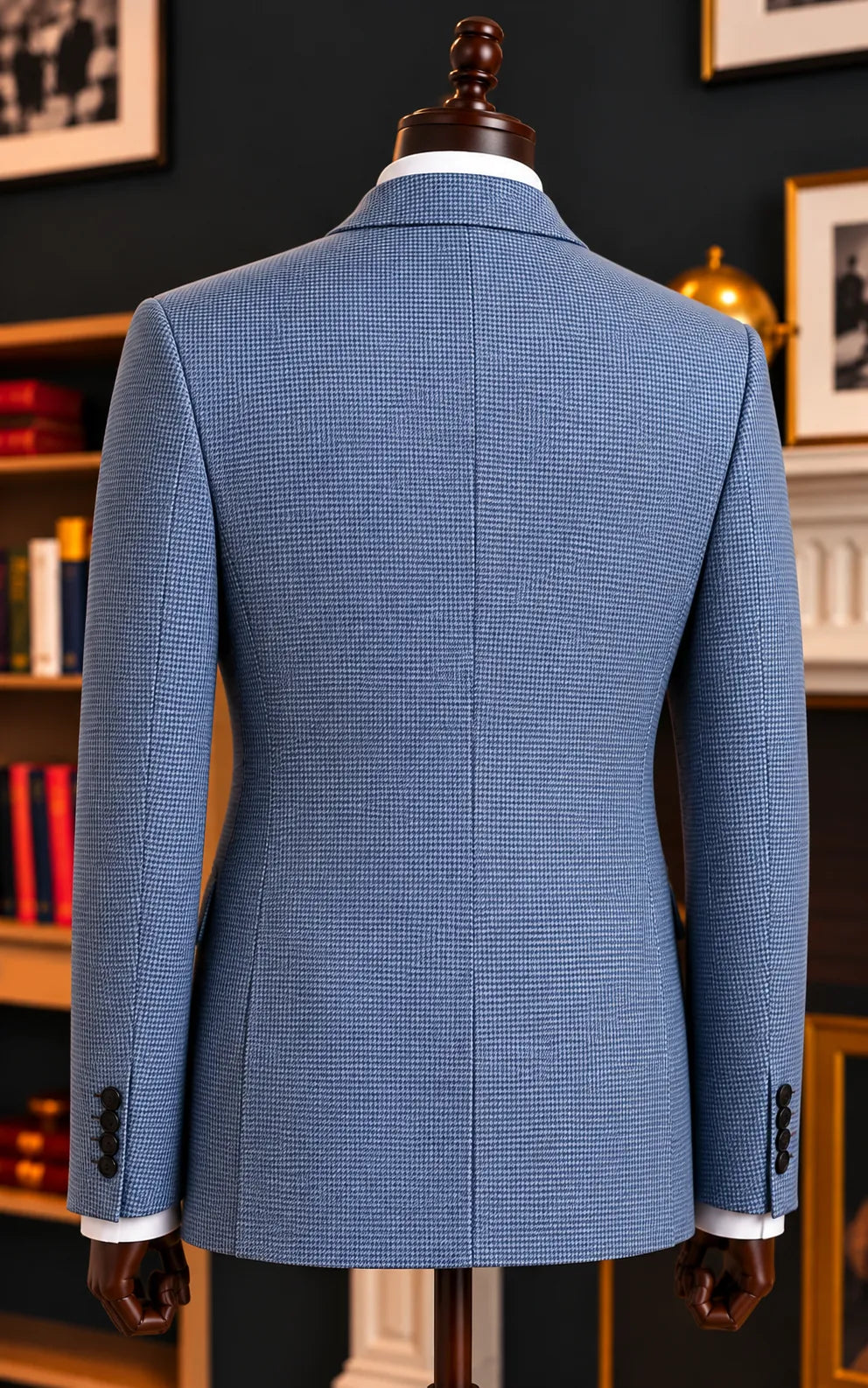 Blue Tropical Tweed Only Casual Coat Last Option