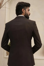 Espresso Charcoal 3-Piece Formal Suit for Men