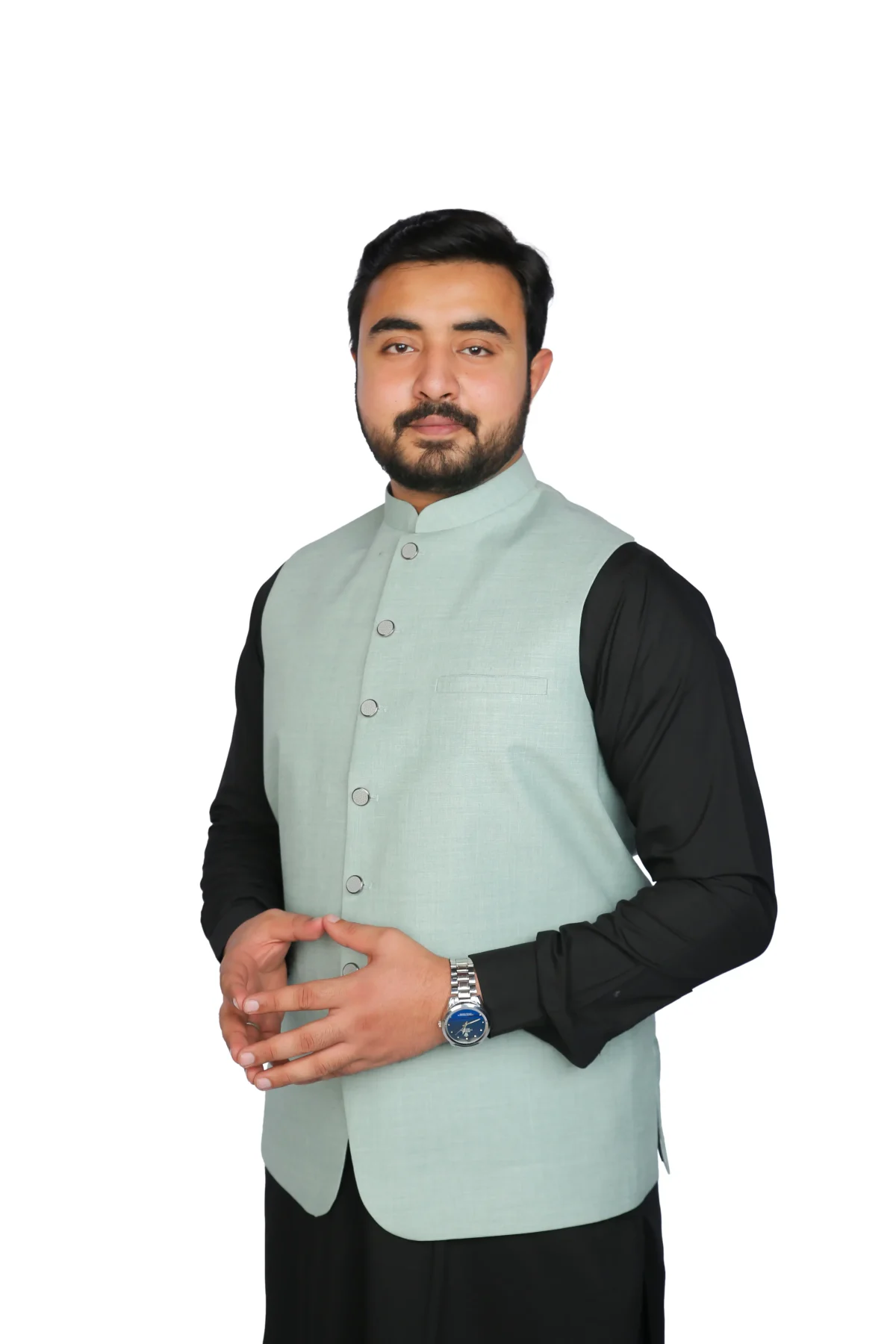 Waist Coat pista green
