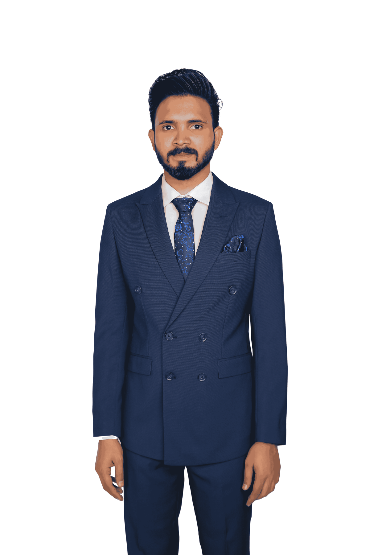2-Piece Suit Premium dark blue