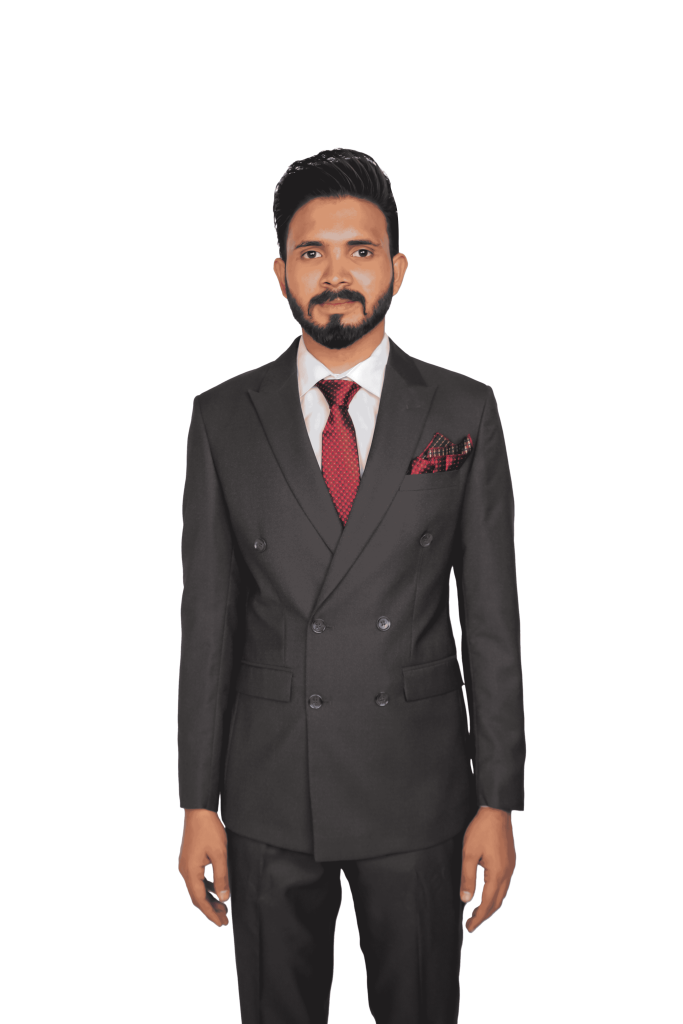2-Piece Suit Premium Dark Grey Plain
